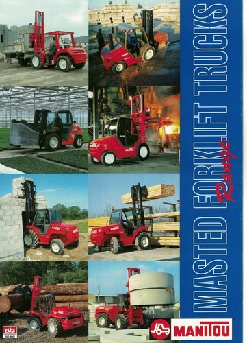 Manitou masted forklift - manitou, trucks