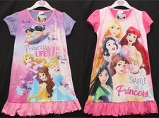 DISNEY PRINCESS Girls Nightie /Nightdress /Nightshirt Sizes 2-10 Years