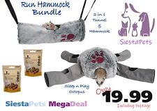 Rosewood  Snuggles Ferret Rat Hammock Octopus Hide Toys  & Treats Bundle NQP