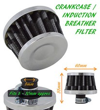UNIVERSAL SOIL MINI BREATHER AIR FILTER-FUEL CRANKCASE ENGINE CAR-CARBON-Rover