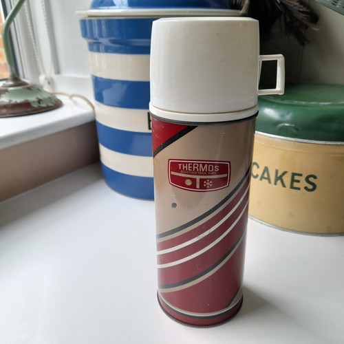 Vintage retro thermos flask - retro,