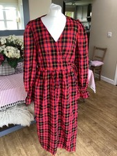 Tartan / plaid dress size 10/12 Monkl