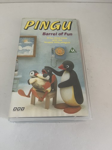 Pingu barrel fun vhs video - fun,
