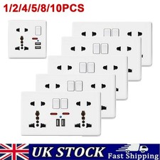 1-10x Double Wall Plug Socket