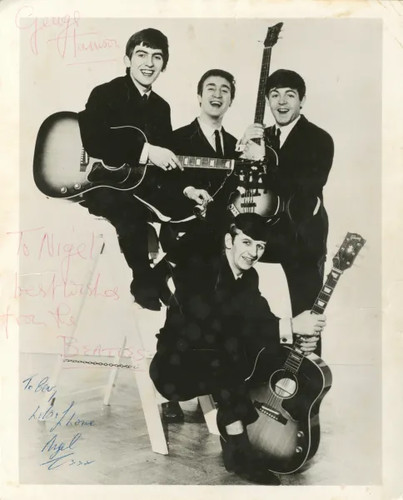 George harrison signed - george,