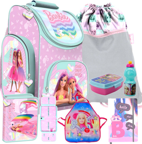 Barbie satchel set - barbie,