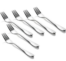 6 X STAINLESS STEEL CUTLERY