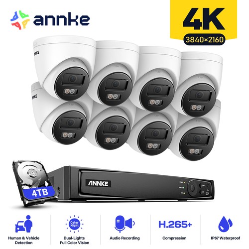 Annke colorvu cctv system - colorvu,