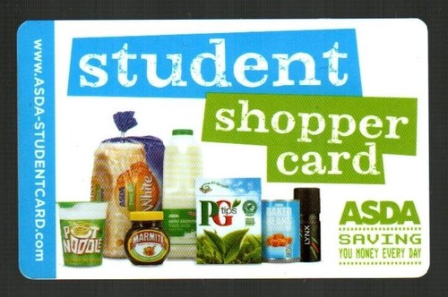 Asda student card - uk, (