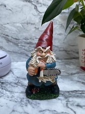 Gnome with chainsaw - gnome,