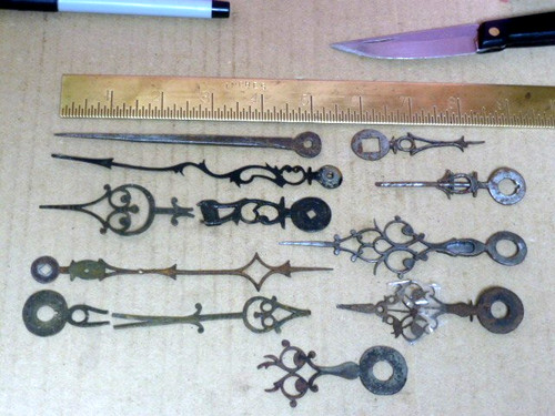 Lot antique steel - antique, steel-