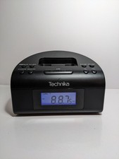 Technika Clock Radio Battery / Mains Operated - With iPod iPhone Dock
