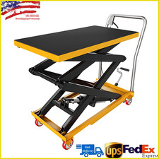 Hydraulic Lift Table Cart