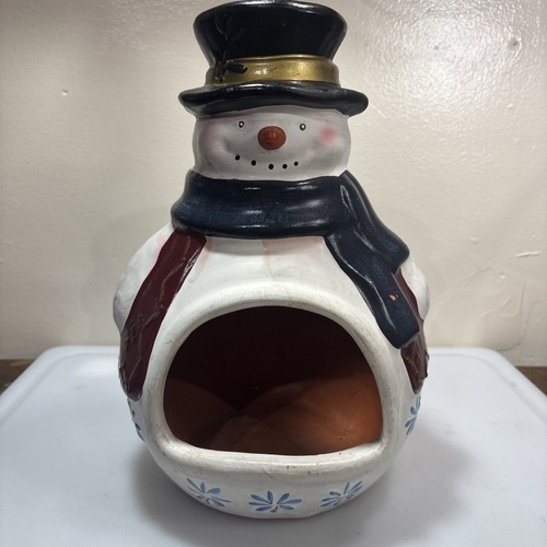 Snowman shaped terra - shaped, cotta