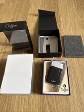 colibri lighter vintage Single Jet Flame Black  Model QTR 821 Lot 17