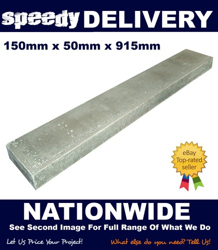Concrete edging flat top 150mm - flat,