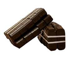 Irish Peat Briquettes for Open Fires, Stoves, Fire Pits-High Heat - Bale 10kg