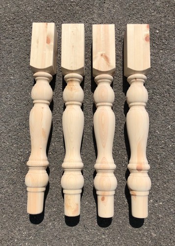 Solid pine farmhouse table leg - farmhouse,