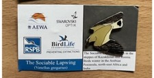 Sociable Lapwing - RSPB - Enamel Pin Badge