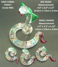 Hand Blown Art Glass SNAKE 4
