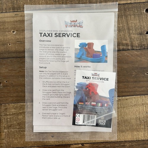 Venice board game taxi - venice, service