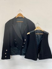 Traditional Prince Charlie Kilt Jacket & Waistcoat Ex Hire UK 52R/L #115 MD001