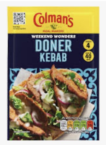 Colman doner kebab mix - doner,