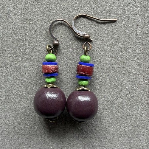 Dark brown blue - dark, green