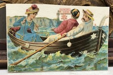 Family ROWING Boat Die Cut