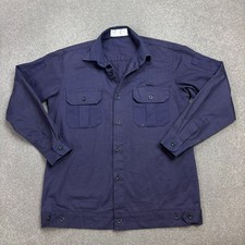 French Jacket Adult Small Blue