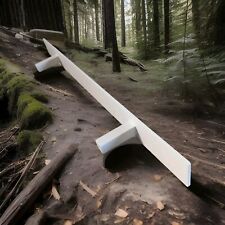 Eastbrook Universal 470mm Flat Style Towel Hanger Matt White 89.0285