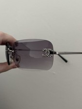 Vintage Chanel Silver Rimless