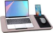 Portable Lap Desk with Cushion For Auction Grey Violet Large Size