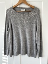 Wallis Grey Embellished Jumper