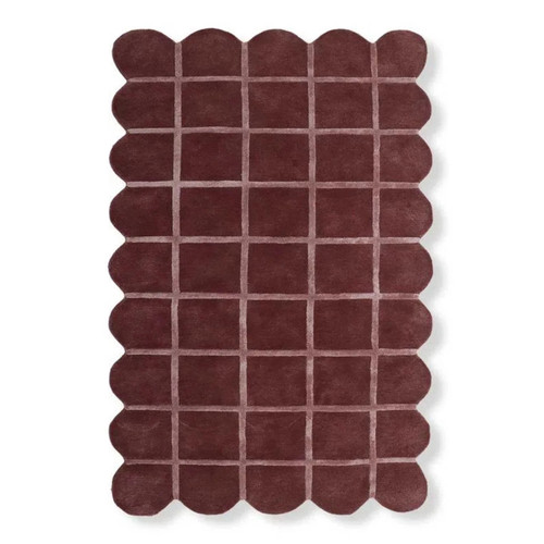 Scalloped luxury hand tufted - hand,