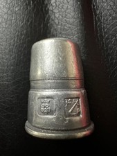 1920s Thimble with Secret Art Deco Flappers scene Stanhope Woodsetton  V Rare