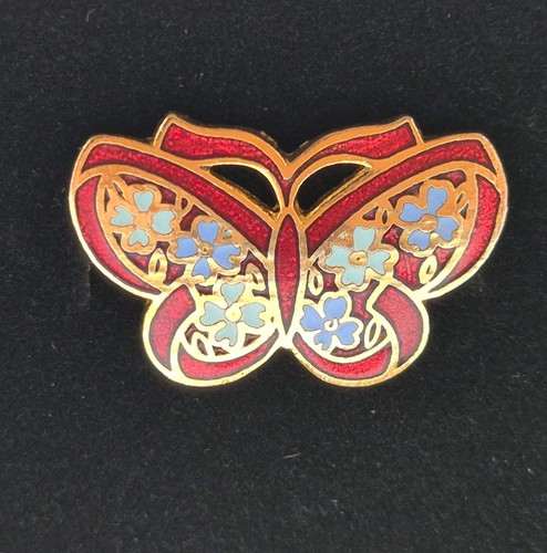 Vintage cloisonne butterfly - vintage,