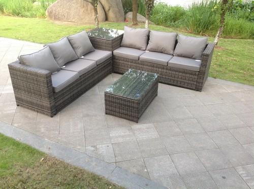 Seater rattan corner sofa 2 - seater,