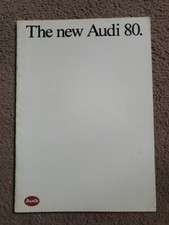 Audi 80 1987 UK Sales Brochure Quattro 1.8E 1.8S 1.6