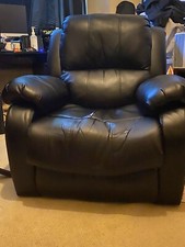 Churchill black riser recliner chair with massage and heat