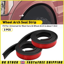 2x 1.5m Moulding Trim Strip Fender Flare Wheel Eyebrow Arch Extension Protector