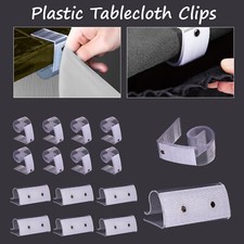 12x Tablecloth Clips Cloth