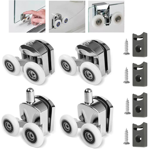 Pack shower door rollers - shower,
