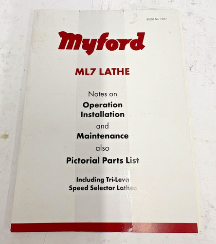 Used myford ml7 - myford, lathe