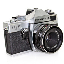PRAKTICA LB 2 1970's 35mm CAMERA PENTACON f/2.8 50mm CARL ZEISS M42 LENS - RSPCA