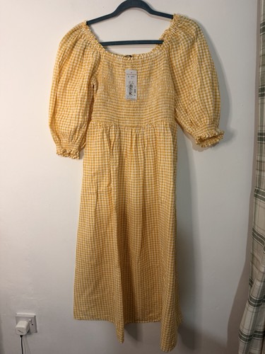 Tesco yellow gingham - tesco,