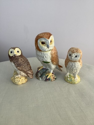 Beswick little owls figurines - little,