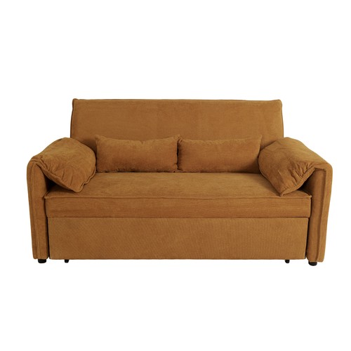Seater yellow sofa - yellow, pull