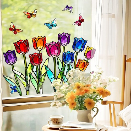 Waterproof pvc tulip static - pvc,