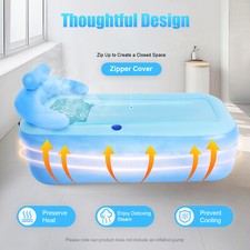 Inflatable bathtub pvc - inflatable,